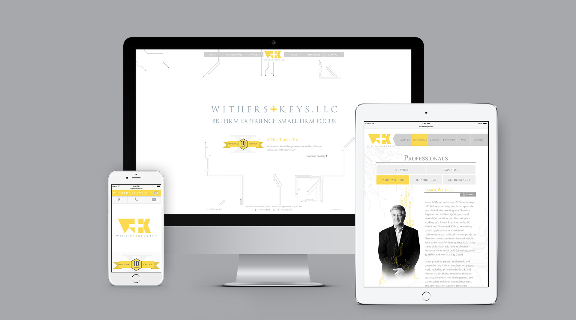 Withers + Keys Website